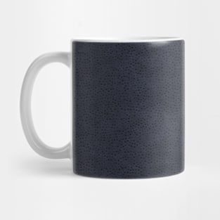 Perforated Leather | Leather Texture Blue Mug